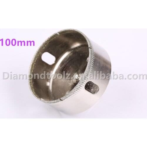 Talentool 100MM Diamond Glass Core Bit Dimond Hole Saw For Drilling Glass Ceramic Tile Marble