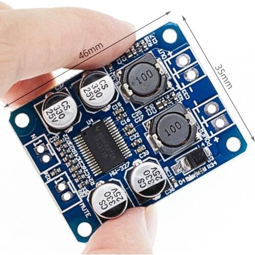 TPA3118 PBTL mono digital amplifier board 1X60W 12V 24V POWER AMP For Arduino