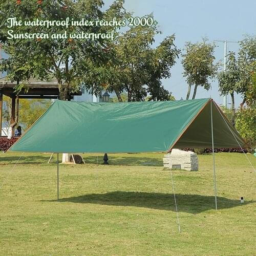 4x3m 3x3m Awning Waterproof Tarp Tent Shade Cover Sail Camping Beach Pool Awning Sunshade Protection Outdoor Garden Parasol