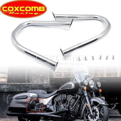 Chrome Steel Motorcycle Highway Bars Engine Guard Protector For Challenger Roadmaster Limited Chief Vintage Dark Horse Chieftain
