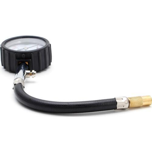 0-100PSI Car Truck Auto Motor Tyre Tire Air Pressure Gauge Dial Meter Tester New Mini tyre gauge push button valve bleeds air