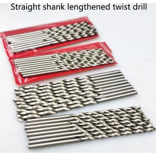 1Pcs 2.5mm-6.5mm Lengthened Shank High Speed Steel Twist Drill Hole Stainless Steel For Iron-Plastic Board Drilling Tool