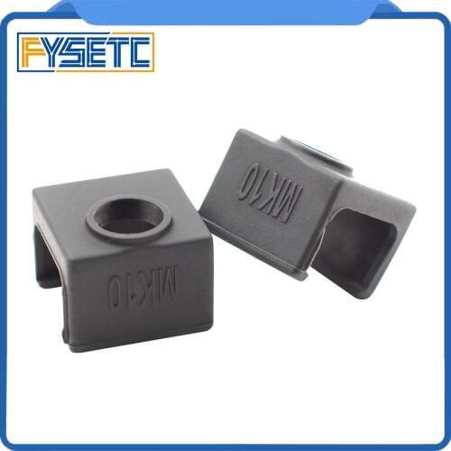 1PC MK10 Silicone Sock Black instead Ceramic Insulation For Wanhao i3 QIDI TECH SILICONE HEATER BLOCK COVER