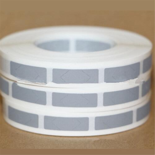 1000Pcs Silver Rectangle Adhesive Scratch Off Labels Stickers Tickets Password