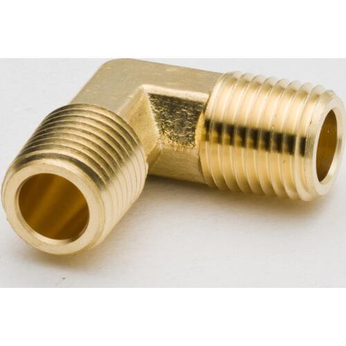 50PCS Brass Pipe Fitting Forged 90 Degree Reducer Elbow 1/8" 1/8x1/4" 1/4" NPT Male to Male Various Size Water Connector