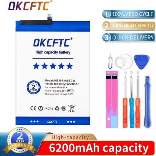 HB3973A5ECW 6200mAh Battery for Huawei Honor Note 10 RVL-AL09 RVL-AL10 Mate 20 X 20X Mate20X EVR-AL00 / Honor 8X Max