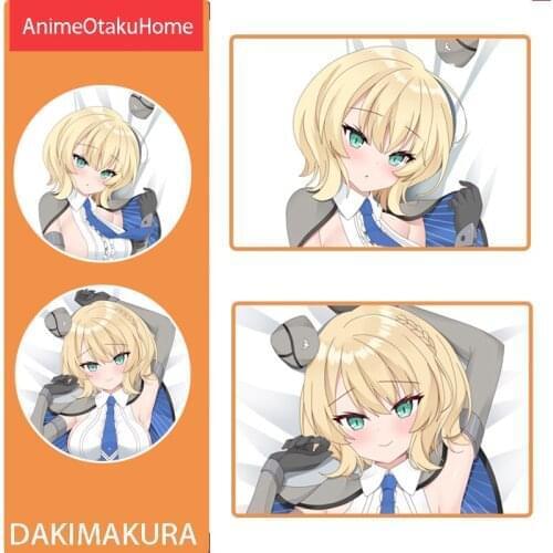 Anime Kantai Collection Prinz Eugen Girl Throw Pillow Cover Hugging Pillowcase Otaku Bedding Decoration Dakimakura Pillow Case