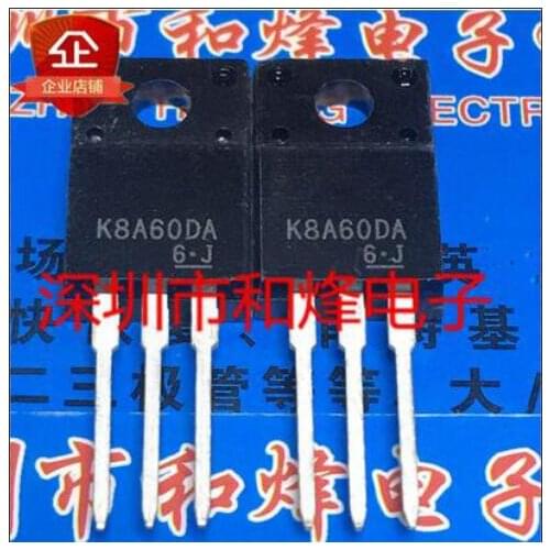 Free shipping 50PCS K8A60DA TK8A60DA TO-220F 600V 7.5A