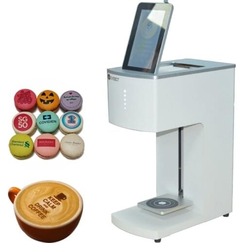EVEBOT selfie food chocolate cookie latte cappuccino coffee edible cake printer