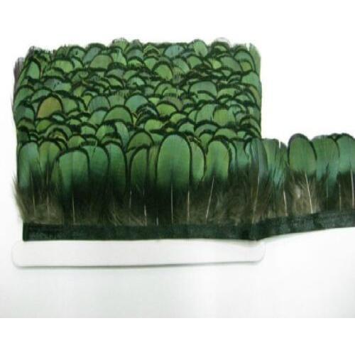 Hot Sale 2yards/lot Beautiful Fringe Trim Ribbon Plumages Pheasant Feathers Free Shipping