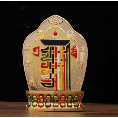 GOOD # India Thailand Nepal Buddhism buddha Kalachakra Nine palace Eight Diagrams Tantra multipurpose talisman Golden Amulet