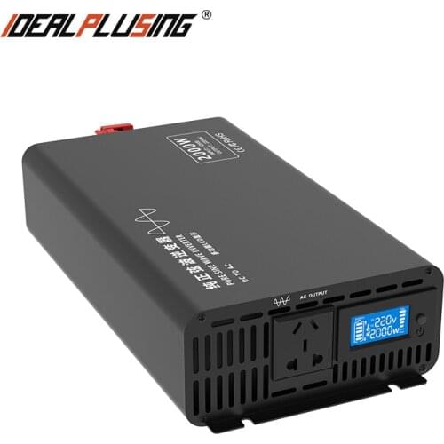 IDEALPLUSING 2000 watt 12v 24v 48v 60v 72v 84V to 100v 110v 120v 220v 230v 240v power inverter pure sine wave