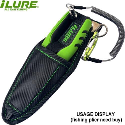 ILURE M Size 205*80mm WaterProof Multi-Purpose Fishing Tools Bag Plier Holder Fish Lip Gripper Grip Cover Protector Tool Pesca
