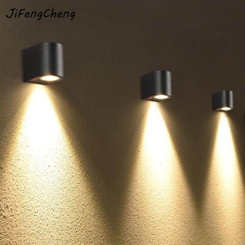 JIFENGCHENG LED Outdoor Waterproof Simple Wall Lamp Aisle / Corridor / Balcony / Patio / Pillar Rust-proof Lighting Luminaria