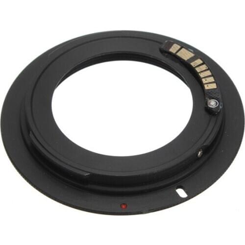 M42 Black AF Confirm Metal Bayonet Mount Lens Adapter for Canon Eos 5D 7D 60D 50D 40D 500D 550D L3EF
