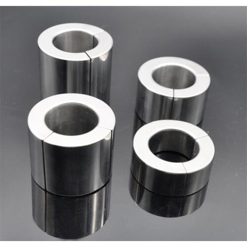 Magnetic Pendant Ball Stretchers Testis Ball Stainless Steel Scrotum Ring Heavy Penis Rings Cockring Bondage Sex Toys for Man