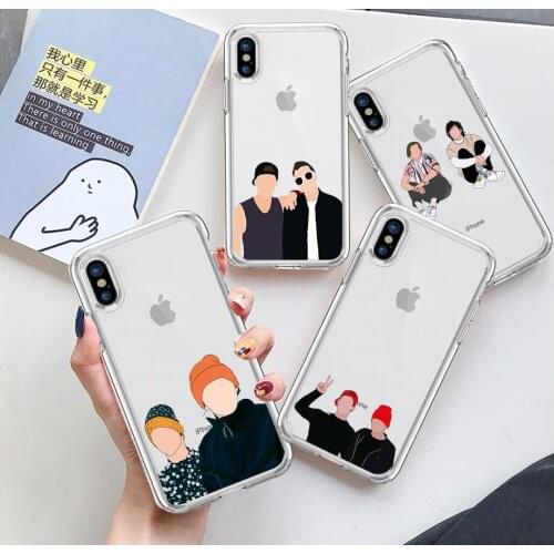 Tyler and Josh Scaled phone Case For iPhone 11 12 Pro XS MAX XR X 7 8 6Plus SE 2021 Soft Silicone Phone Cover Bag