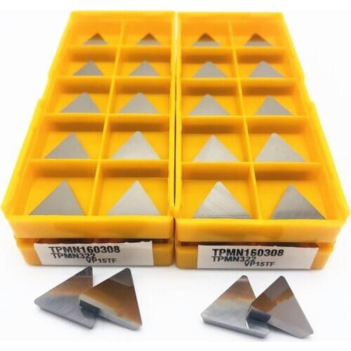 10PCS milling insert TPMN160308 VP15TF TPMN220408 UTi20T lathe tool milling tool TPMN stainless steel machining parts tool