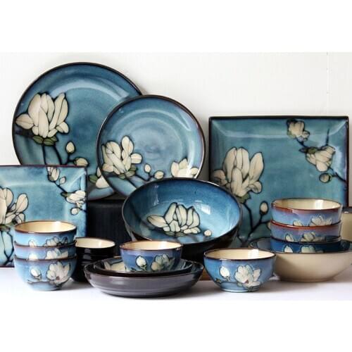 Creative Ceramic Tableware Set square plate steak salad fruit cake sushi storage decorative plate Good-looking Plate Fruit Plate