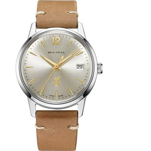 New Seagull Mens Classic Retro 51 Re-Edition Automatic Wrist Watch Mechanical Watch Mens Watch FKWY Reissue Edition D51SG