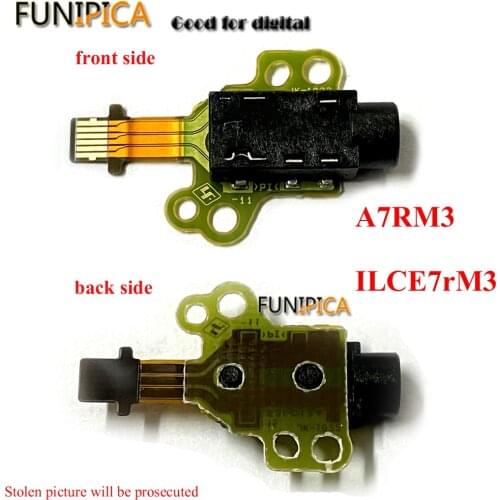 New Port Headset Connector For Sony ILCE-7RM3 Alpha 7RM3 A7RIII A7RM3 (JK-1022 Mount）Camera Repair Parts