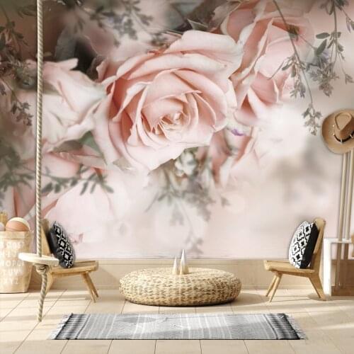 Wallpapers for Living Room Wallpaper 3d Photo Vinyl Wall Paper Papers Home Decor Floral Rose Nature Murals Roll Self Adhesive