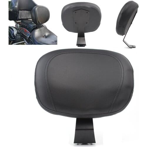 Motorcycle PU Leather Driver Rider Sissy Bar Seat Backrest Back Rest For Venom Lifan 250cc Lycan V-Twin EFI V16