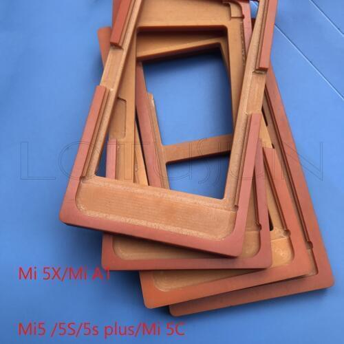 Precision cutting PF Glue Mould LCD screen glass Mold Holder for xiaomi 5 5S 5C 5X 5S plus xiaomi Mi A1