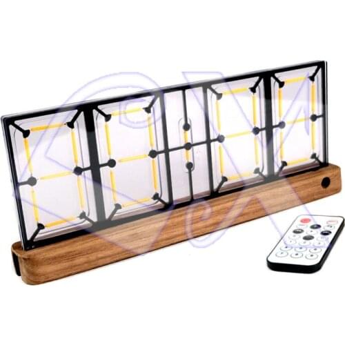 Remote control pseudo luminous LED clock/candle light/ceramic lamp clock/LED pseudo clock retro desktop clock/gift decoration