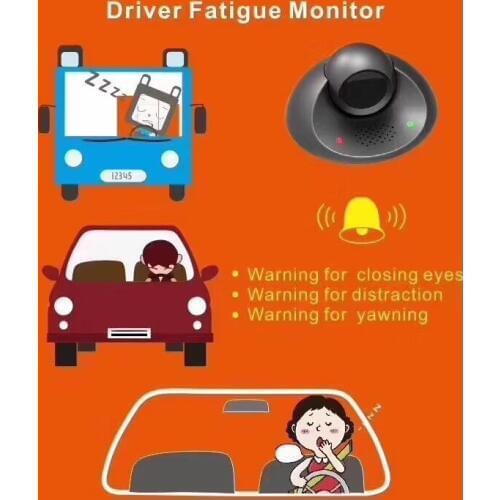 Driver safety warning alarm system driver fatigue monitor Security Alert arm system anti sleep alarm with G- sensor for cars
