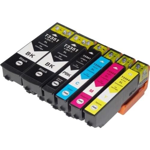 YLC 6PK T3351 T3361 T3362 T3363 T3364 Compatible ink cartridge for EpsonXP-530 XP-630 XP-830 XP-635 XP-540 XP-640 XP-645 printer
