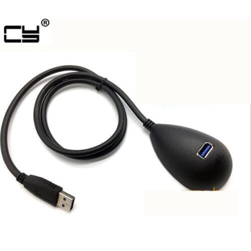 Super Speed USB 3.0 Male to Female Extension Dock Station Docking Cable Wire Computer connector cable 0.8m 3ft