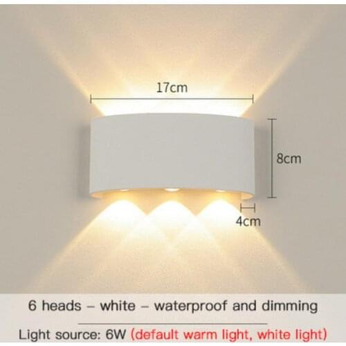 IP65 COB Waterproof Outdoor Garden LED Wall Lamp Aluminum Corridor Sconce Fence Lamp Aisle Lamp Interior lighting For Home Decor