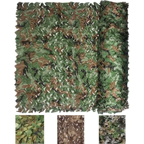 Military Camo Awnings Netting Camouflage Tarp Mesh Net Sunshade Canopy for Party Decor Hunting Blind Car Vehicle Cover