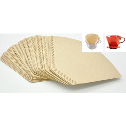 101 "V" Shape Coffee Cup Filter Paper Espresso Machine Mocha Pot Strainer Sheet