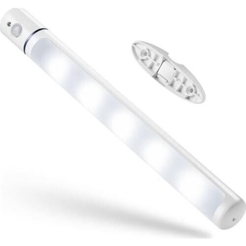 20pcs/lot 5 LED Rotative sensing light Battery Powered Motion Sensor Light for Closet Cabinet Bathroom Stairway portable White