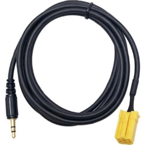 3.5mm Stereo Aux Audio Input Wire Cable Adapter Car Accessories 1.5m
