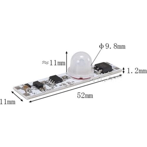 3 PCS DC3.7V 24V Infrared Sensor Switch Module IR Infrared Induction Body Sensor Detector Controller Switch for LED Light