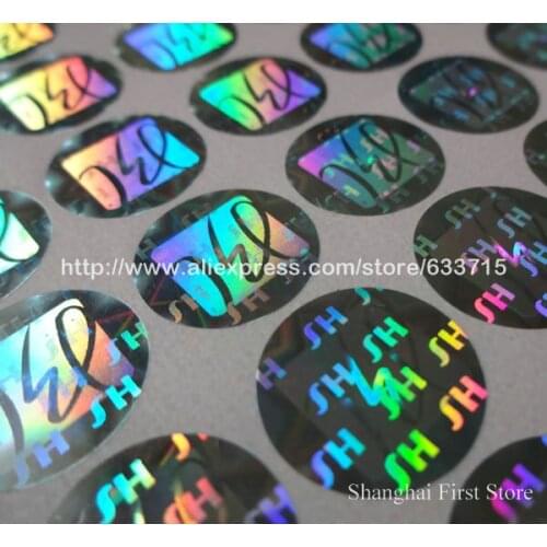 Custom hologram label sticker 3d printing