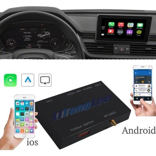 Car Camera Carplay Decoder Adapter Mirror Link Display Android Auto Play 360 BirdView For Audi Q5 80A MIB 2 2017~2021