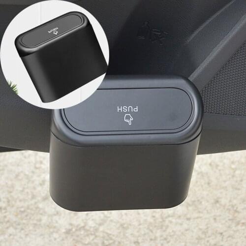 Car Trash Bin Hanging Vehicle Garbage Dust Case Storage Box for Nissan Teana X-Trail Qashqai Livina Sylphy Tiida Sunny March