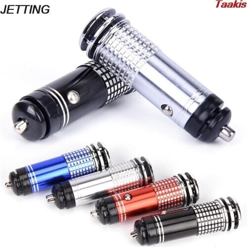 1pc High Quality Car Cleaner Vehicle Air Purifier 12V Mini Auto Car Fresh Air Anion Ionic Purifier Oxygen Bar Ozone Ionizer