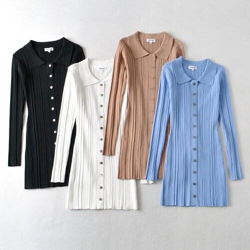 BRUSCREST Fashionable Shirt Dresses