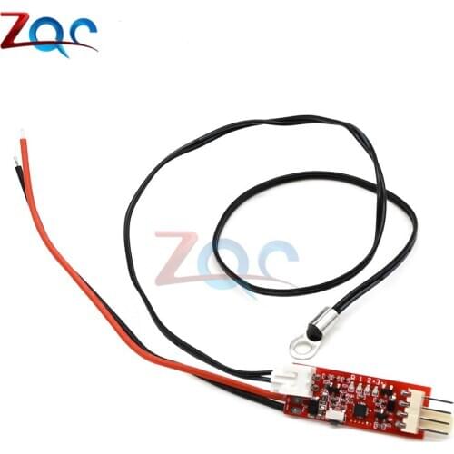 DC 12V 4 Wire PWM PC CPU Fan Temperature Speed Controller Automatic Shutdown Speed Governor Module with Temperature Sensor Probe