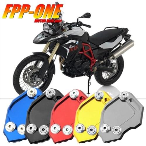 For BMW F800GS 2008-2015 Motorcycle Accessories Kickstand Sidestand Stand Extension Enlarger Pad