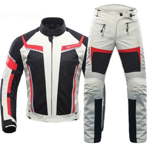 DUHAN Motorcycle Jacket Summer Moto Suit Motorbike Riding Jacket Motocross Jacket Breathable Men Motorcycle Protection M-3XL