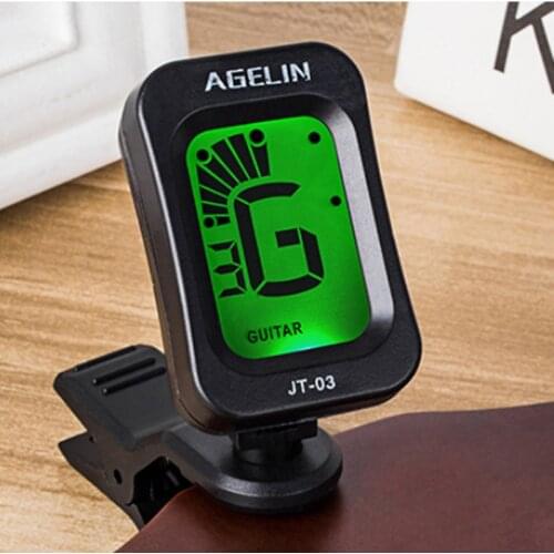 Electric Tuner for Guitar Chromatic Bass Violin Ukulele Universal Portable Guitar Tuner guitar accessories