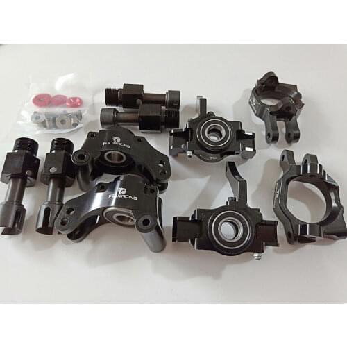 Black color FID racing wheel hub steering carrier mount 6pcs for DBXL-e DBXL