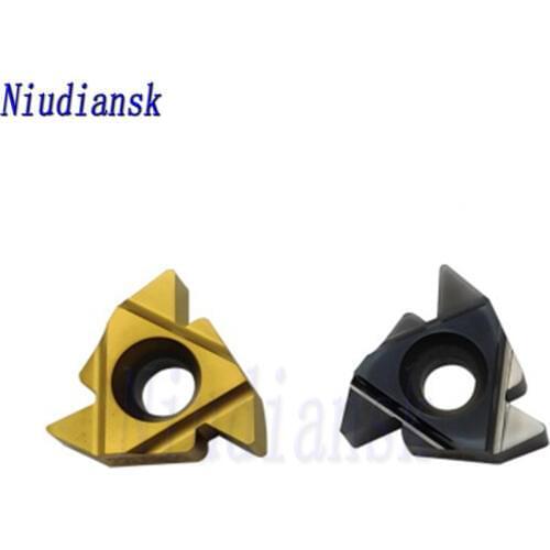 10pcs 16IR 10APIRD 16ER 10APIRD High quality Carbide threaded insert CNC tool for Indexable tungsten carbide Threading Inserts