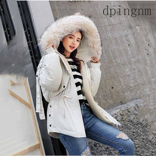 2018 short winter jacket women hooded winter coat women loose parka fur collar cotton padded jacket 2276